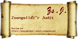 Zsengellér Judit névjegykártya
